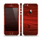 The Rich Red Wood grain Skin Set for the Apple iPhone 5s