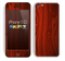 The Rich Red Wood grain Skin for the Apple iPhone 5c