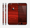 The Rich Red Wood grain Skin for the Apple iPhone 6