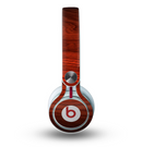 The Rich Red Wood grain Skin for the Beats by Dre Mixr Headphones