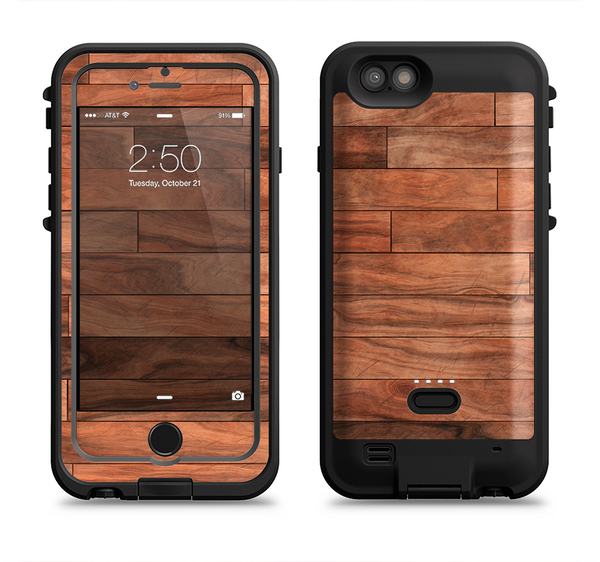 the rich wood planks  iPhone 6/6s Plus LifeProof Fre POWER Case Skin Kit