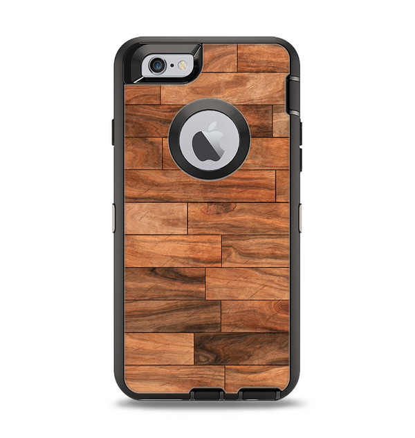 The Rich Wood Planks Apple iPhone 6 Otterbox Defender Case Skin Set