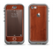 The Rich Wood Texture Apple iPhone 5c LifeProof Nuud Case Skin Set