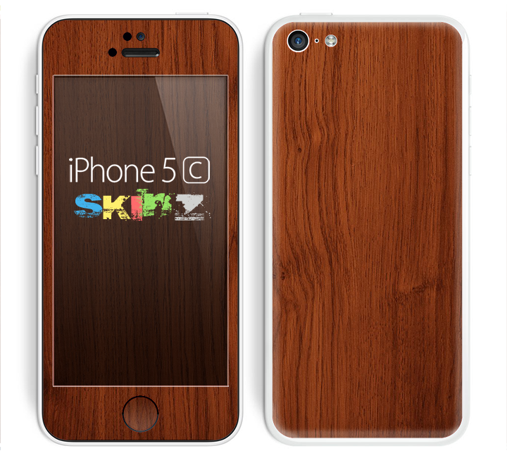 The Rich Wood Texture Skin for the Apple iPhone 5c