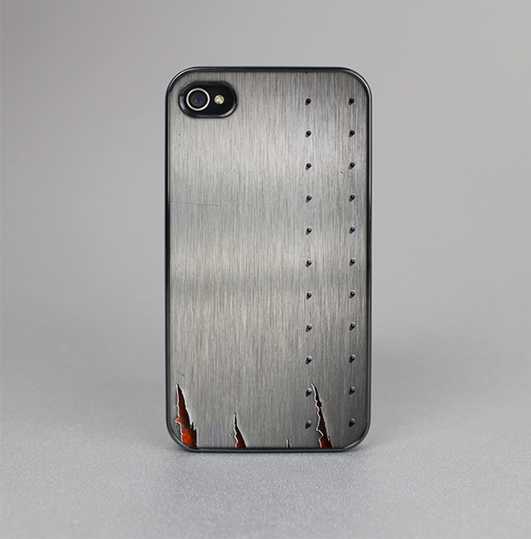 The Ripped Red-Core Metal Skin-Sert for the Apple iPhone 4-4s Skin-Sert Case