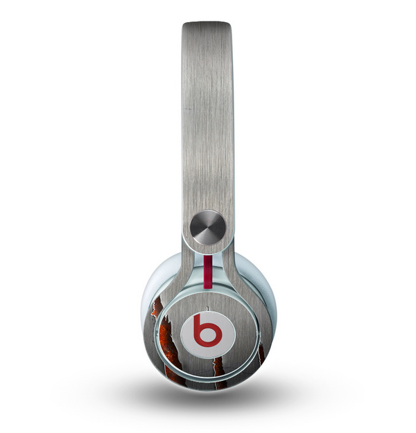 The Ripped Red-Core Metal Skin for the Beats by Dre Mixr Headphones