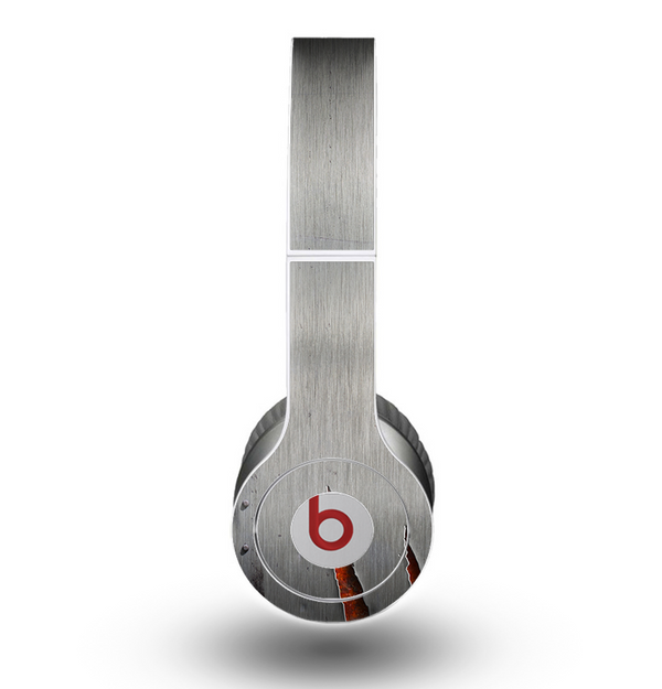 The Ripped Red-Core Metal Skin for the Beats by Dre Original Solo-Solo HD Headphones