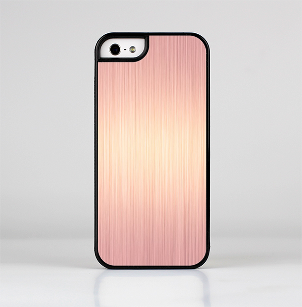 The Rose Gold Brushed Surface Skin-Sert for the Apple iPhone 5-5s Skin-Sert Case