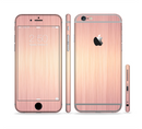 The Rose Gold Brushed Surface Sectioned Skin Series for the Apple iPhone 6s