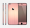 The Rose Gold Brushed Surface Skin for the Apple iPhone 6