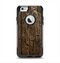 The Rough Textured Dark Wooden Planks Apple iPhone 6 Otterbox Commuter Case Skin Set