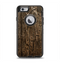 The Rough Textured Dark Wooden Planks Apple iPhone 6 Otterbox Defender Case Skin Set