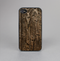 The Rough Textured Dark Wooden Planks Skin-Sert for the Apple iPhone 4-4s Skin-Sert Case