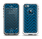 The Royal Blue & Black Sketch Chevron Apple iPhone 5-5s LifeProof Fre Case Skin Set