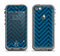 The Royal Blue & Black Sketch Chevron Apple iPhone 5c LifeProof Fre Case Skin Set