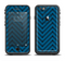 The Royal Blue & Black Sketch Chevron Apple iPhone 6 LifeProof Fre Case Skin Set