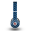 The Royal Blue & Black Sketch Chevron Skin for the Beats by Dre Original Solo-Solo HD Headphones