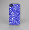 The Royal Blue & White Floral Sprout Skin-Sert for the Apple iPhone 4-4s Skin-Sert Case