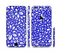 The Royal Blue & White Floral Sprout Sectioned Skin Series for the Apple iPhone 6 Plus