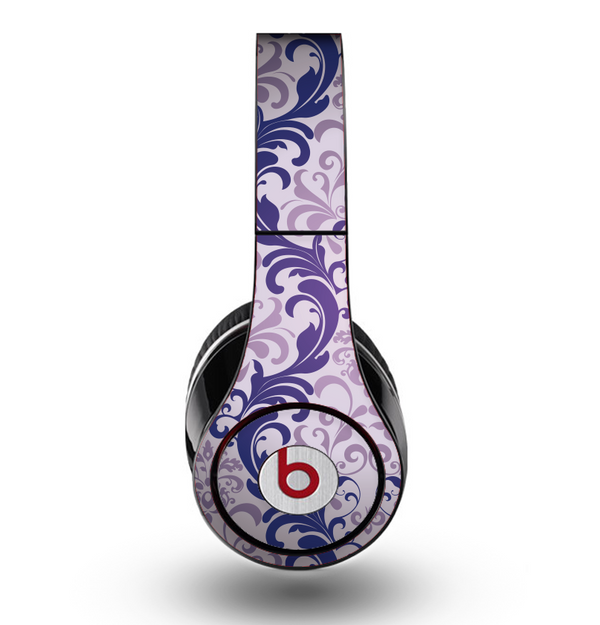The Royal Purple Laced Wallpaper Skin for the Original Beats by Dre Studio Headphones
