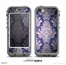 The Royal Purple Laced Wallpaper Skin for the iPhone 5c nüüd LifeProof Case
