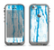The Running Blue WaterColor Paint Apple iPhone 5c LifeProof Fre Case Skin Set