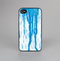 The Running Blue WaterColor Paint Skin-Sert for the Apple iPhone 4-4s Skin-Sert Case