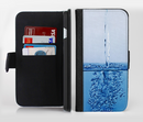 The Running Water Spicket Ink-Fuzed Leather Folding Wallet Credit-Card Case for the Apple iPhone 6/6s, 6/6s Plus, 5/5s and 5c