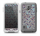 The Rusted Blue Diamond Plate Skin for the Samsung Galaxy S5 frē LifeProof Case