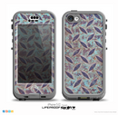The Rusted Blue Diamond Plate Skin for the iPhone 5c nüüd LifeProof Case