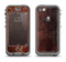 The Rusty Diamond Plate Texture Apple iPhone 5c LifeProof Nuud Case Skin Set