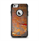 The Rusty Metal with Jagged Edge Apple iPhone 6 Otterbox Commuter Case Skin Set