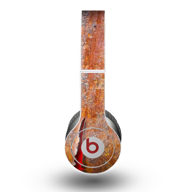 The Rusty Metal with Jagged Edge Skin for the Beats by Dre Original Solo-Solo HD Headphones