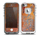 The Rusty Metal with Jagged Edge Skin for the iPhone 5-5s fre LifeProof Case