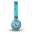 The Scattered Blue Polkadots Skin for the Beats by Dre Mixr Headphones