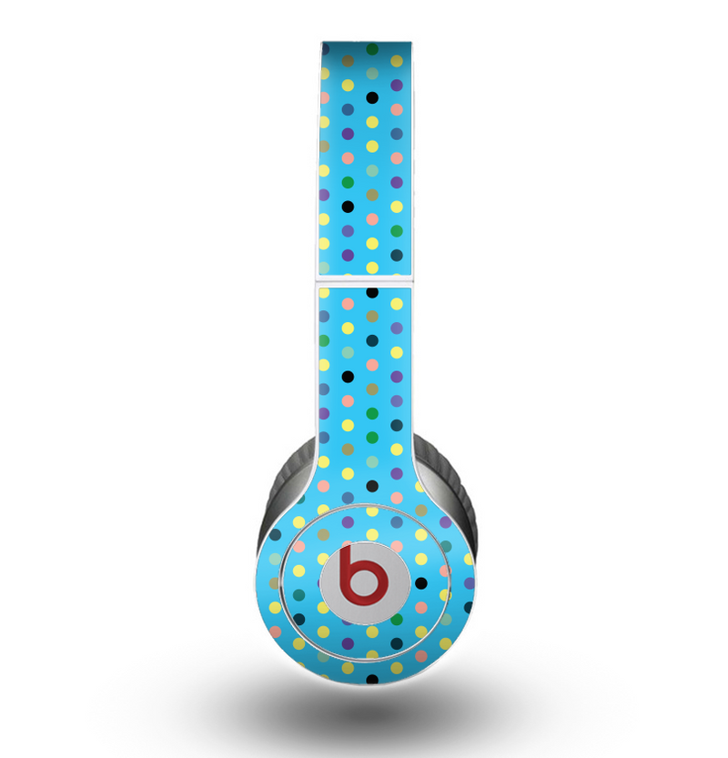 The Scattered Blue Polkadots Skin for the Beats by Dre Original Solo-Solo HD Headphones