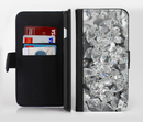 The Scattered Diamonds Ink-Fuzed Leather Folding Wallet Credit-Card Case for the Apple iPhone 6/6s, 6/6s Plus, 5/5s and 5c