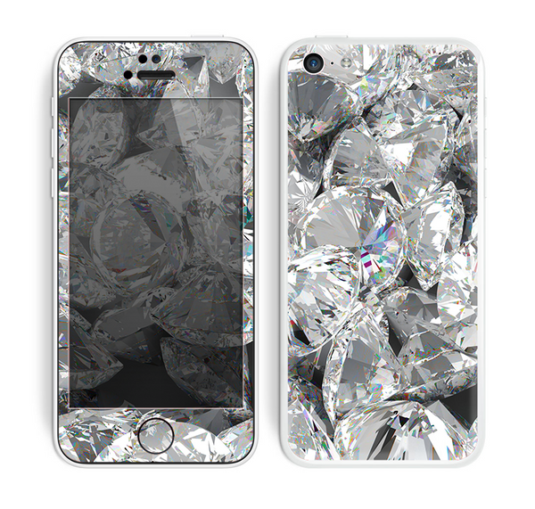 The Scattered Diamonds Skin for the Apple iPhone 5c