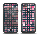 The Scattered Pink Squared-Polka Dots Apple iPhone 6/6s LifeProof Fre Case Skin Set