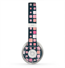 The Scattered Pink Squared-Polka Dots Skin for the Beats by Dre Solo 2 Headphones