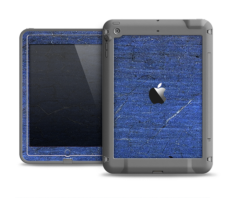 The Scratched Blue Surface Apple iPad Air LifeProof Fre Case Skin Set