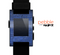 The Scratched Blue Surface Skin for the Pebble SmartWatch