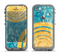 The Scratched Blue and Gold Surface Apple iPhone 5c LifeProof Fre Case Skin Set