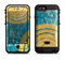 The Scratched Blue and Gold Surface Apple iPhone 6/6s LifeProof Fre POWER Case Skin Set