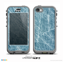 The Scratched Iced Surface Skin for the iPhone 5c nüüd LifeProof Case