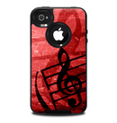 The Scratched Iced Surface Skin for the iPhone 4-4s OtterBox Commuter Case