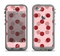 The Scratched & Scatterd Pink Polkadots Apple iPhone 5c LifeProof Fre Case Skin Set