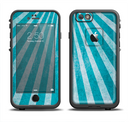 The Scratched Striped Blue Rays Apple iPhone 6/6s LifeProof Fre Case Skin Set