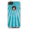 The Scratched Striped Blue Rays Skin For The iPhone 5-5s Otterbox Commuter Case