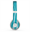 The Scratched Striped Blue Rays Skin for the Beats by Dre Solo 2 Headphones